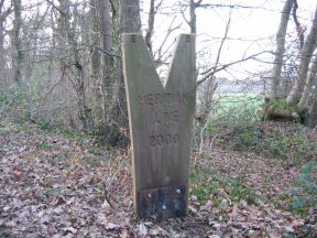 Greenwich Meridian Marker; England; East Sussex; Cooksbridge